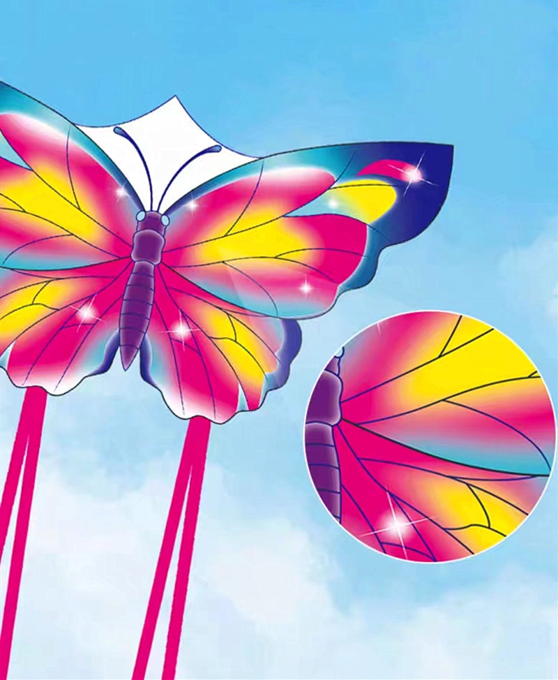 free shipping butterfly kites flying for kids kites nylon kites factory professional winds kites recreational reel flying fairy