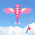free shipping PE mini kites flying for children kite line 3d kite pocket kite for kids fishing rod dynamic wing eagle kite toys