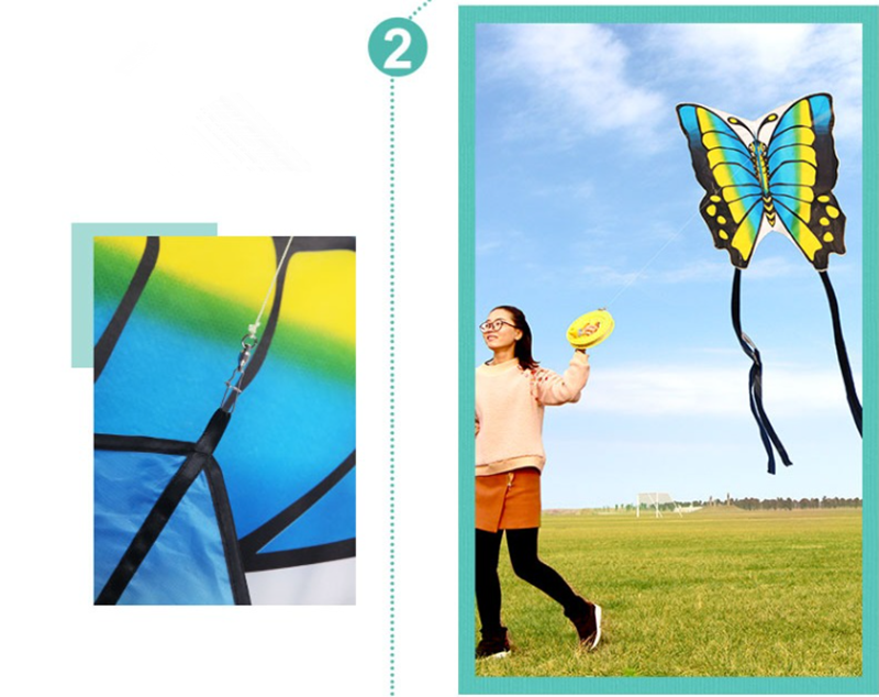 free shipping butterfly kite outdoor children kite flying toys ripstop nylon birds eagle kite parachute weifang kite factory new