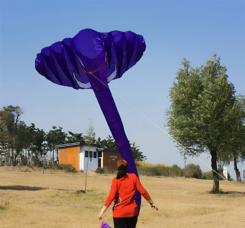 free shipping elephant kites giant soft kite flying for kids kites professional wind kites nylon kevlar line voar pipe parachute