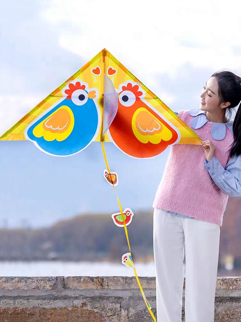 Free Shipping Chicken Kites flying toys for kids kites line Children outdoor games eagle toy dragon fly kite surfing Wind power