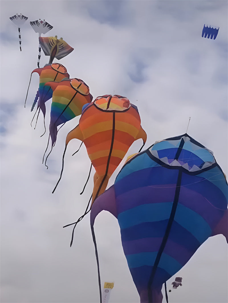 free shipping sea monster kite flying outdoor fun toys fish kites buggy kite board hobbies kite fabric giant kites kevlar line