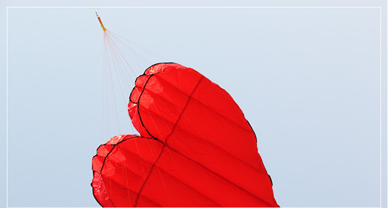 free shipping soft kites flying heart kites for adults kites and rays and lines love kites factory volantines paraglider fishing