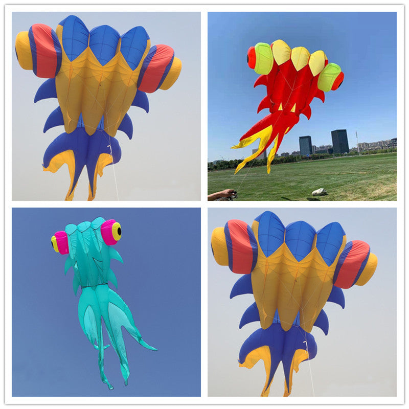 free shipping goldfish soft kite for adults kites pendant nylon kite flying outdoor game toys large inflatable kite surf cerf