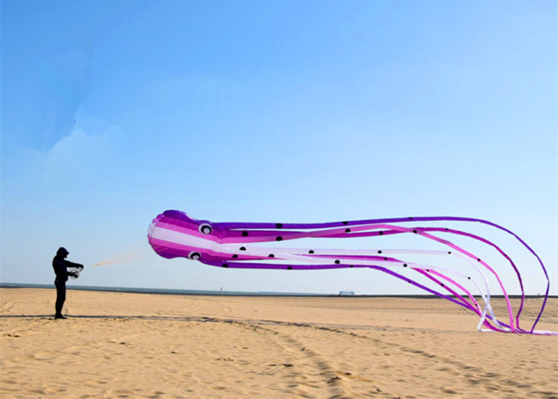 free shipping large octopus kite for adults soft kite professional kites factroy kiteboard power inflatable kites nylon wind air