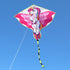 free shipping new children kites flying toys ripstop nylon fabric with handle line outdoor game toys cerf volant kids kite ikite