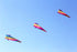 free shipping large kite windsocks kite tails ripstop nylon fabric inflatable kite accessories 3d kite pendant kite trilobites