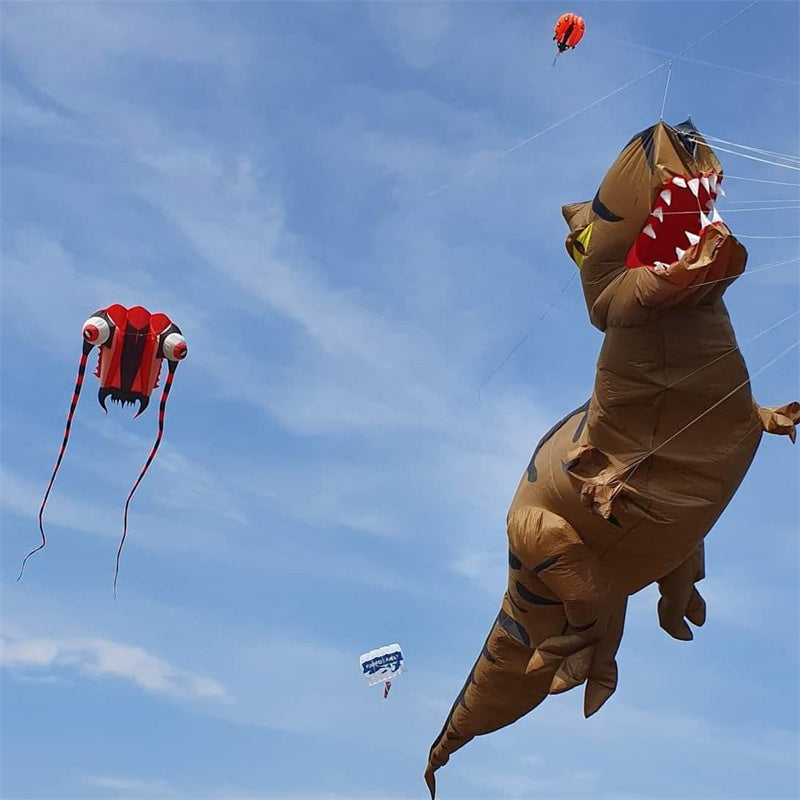 Free Shipping 6m~10m Overlord Dragon Kite Line Laundry Pendant Soft Inflatable Show Kite for Kite Festival 30D Ripstop Nylon with Bag