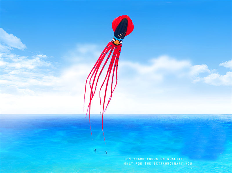 free shipping 28m Capricorn octopus kite flying soft kite weifang kite factory walk in sky parachute kites ikite snake air