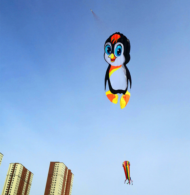 free shipping large Penguin kite flying soft kite big outdoor toys for children professional kite line show kites door octopus