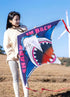 Free Shipping Shark kites flying toys for children kites outdoor sports kites line professional kite flying fish power kite Toys