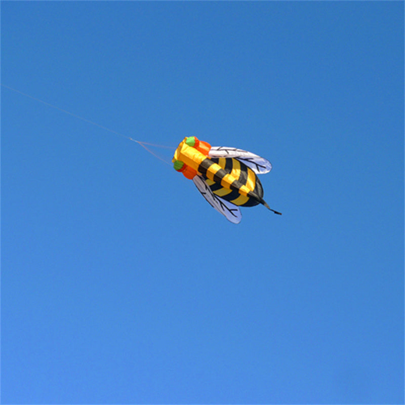 free shipping soft bee kite outdoor flying toy big kite weifang kite factory octopus kite for adults kite reel parachute arnes