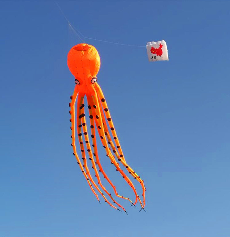free shipping 26m big kite octopus kite pendant inflatable kite for adults kite buggy kitesurf board weifang kite factory toys