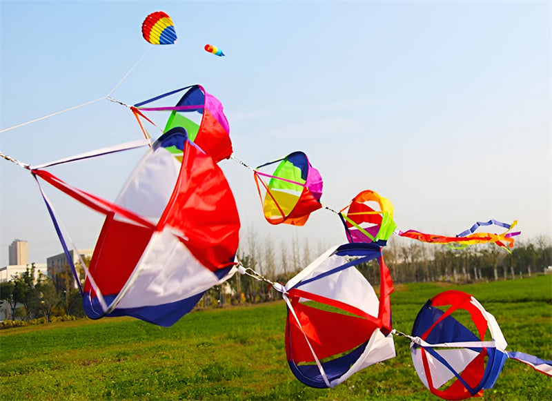 free shipping 3d kite windsocks kite tails flying outdoor game sport for adults kite accessories nylon fabric kite Snow sled air