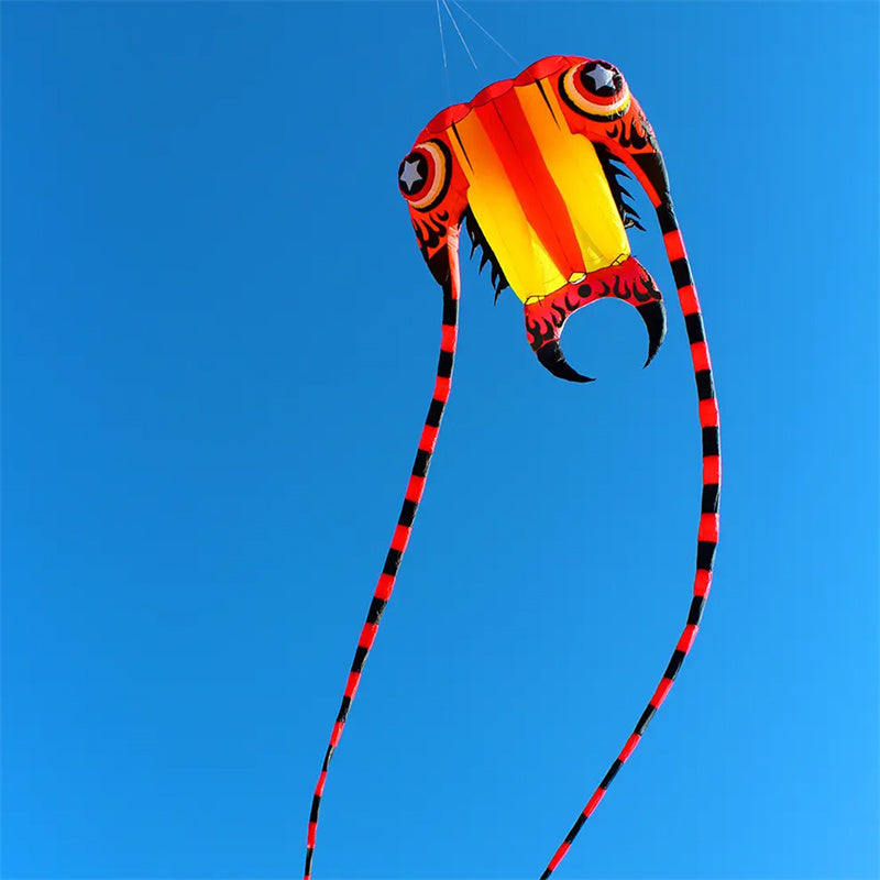 Free Shipping 7㎡~16㎡ Trilobite Kite Large Single Line Parafoil Kite Line Laundry Soft Inflatable Kite 30D Ripstop Nylon with Bag