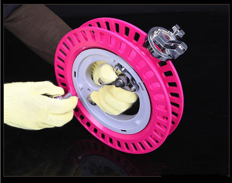free shipping large kite reel for children kite wheel outdoor fun toys beach kite string line abs kite kevlar professional kites