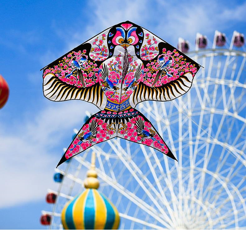 free shipping goldfish kite flying traditional swallow kite string line for children kites fish kites kids toys outdoor game koi