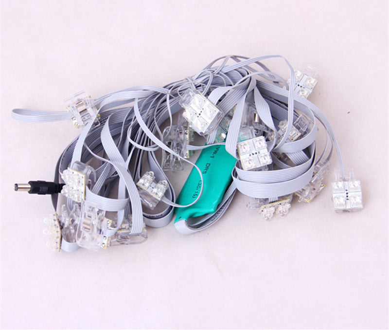 free shipping diy led kite flying 56pcs led lamp shinning hang on kites for adults outdoor toys cerf volant cometas led light