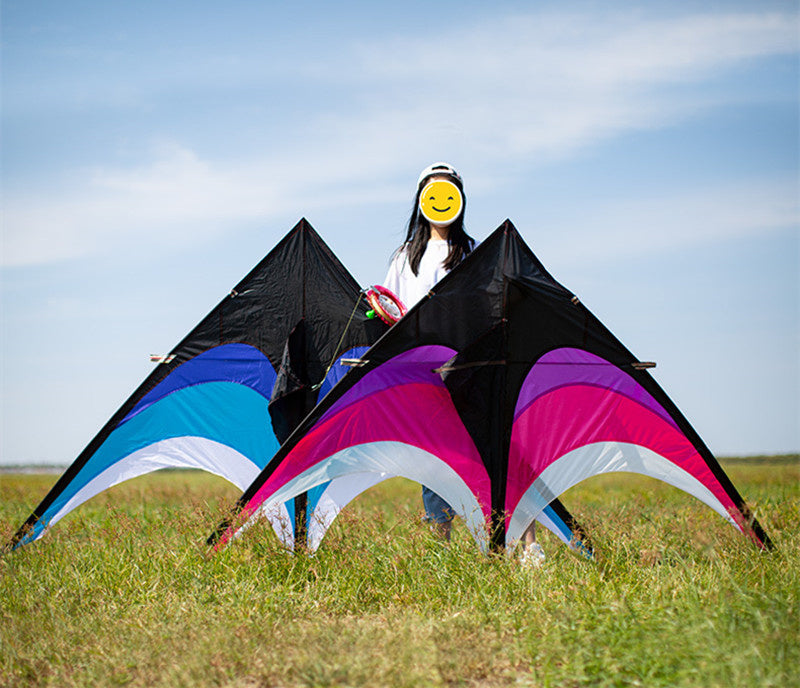 Free shipping children kites flying toys professional wind kites string line ripstop nylon kites factory kites for kids rainbow