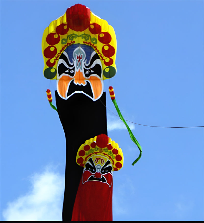 free shipping 8m peking opera kite flying soft kite outdoor toy latawiec kite for adults cometa cerf volant weifang kite factory