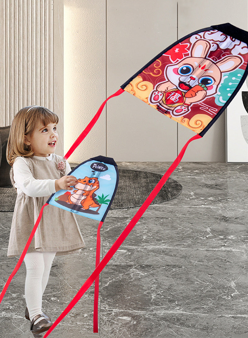 Free Shipping 10p Ejector toys outdoor toys flying kites for children kites string line fun toys flying kite rip stop for kite