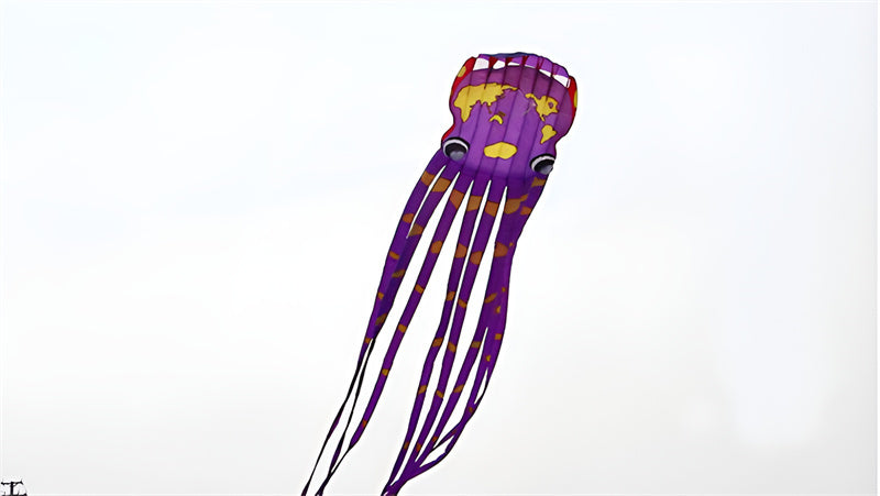 free shipping 28m Capricorn octopus kite flying soft kite weifang kite factory walk in sky parachute kites ikite snake air