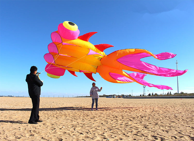 free shipping fish kite flying for adults kites goldfish kite sport professional kites large inflatable kite surf cerf parachute