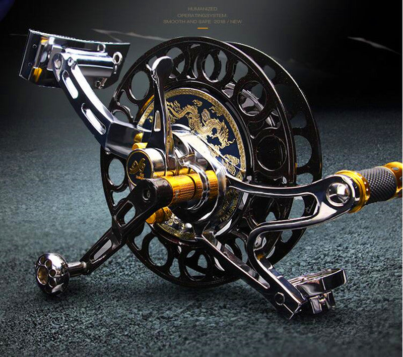 free shipping large professional kite reel for adult kites flying octopus kite string Three speed shift steel kite wheel dragon