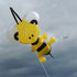 Free Shipping 3m Bee Kite Line Laundry Pendant Soft Inflatable Show Kite for Kite Festival Best 30D Ripstop Nylon Fabric with Bag