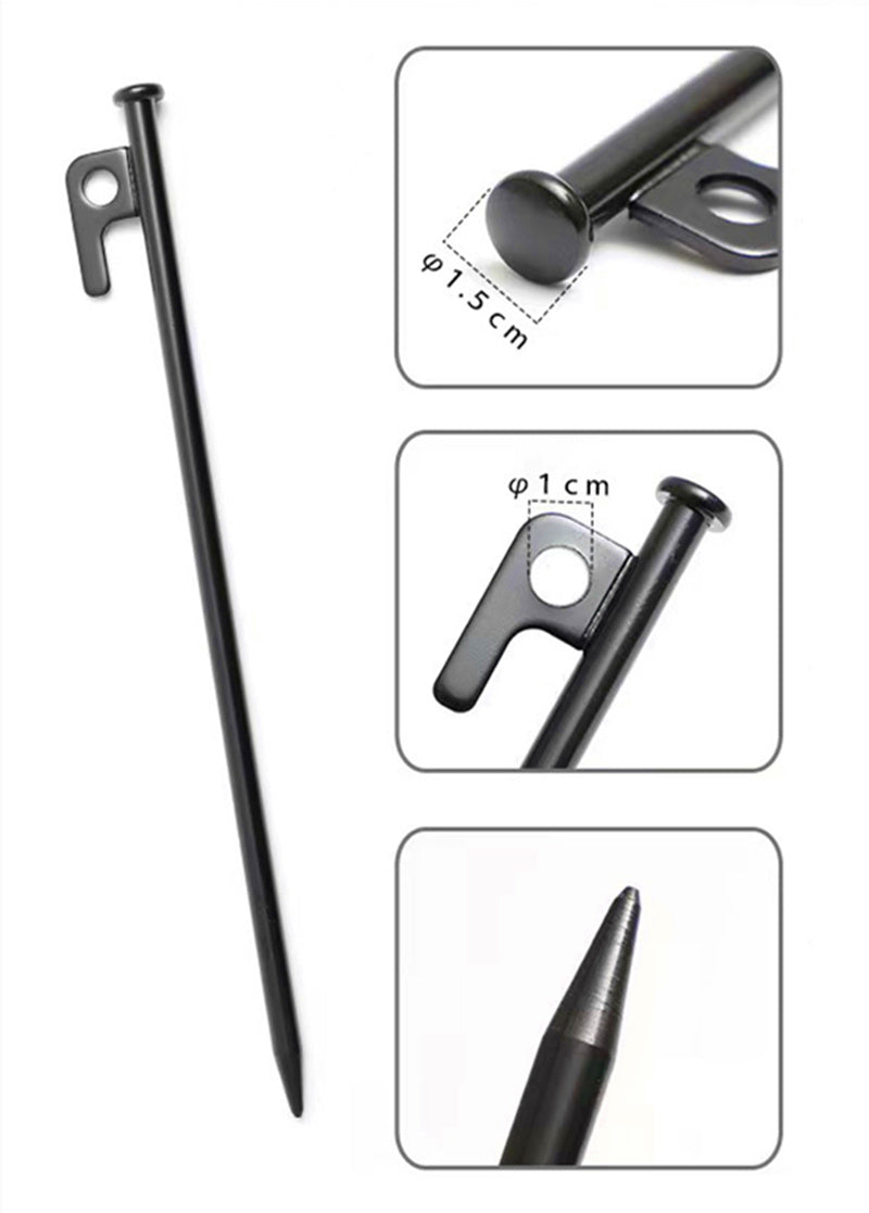 free shipping 5pcs nail 40cm Outdoor camping tent uses the earth nail thicken the Steel