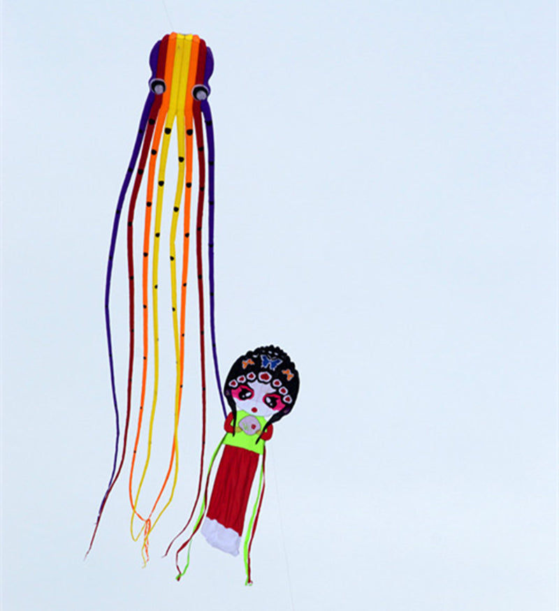 free shipping peking opera soft kite for adults kites nylon kite factory traditional kites windsurf parachute professional kite