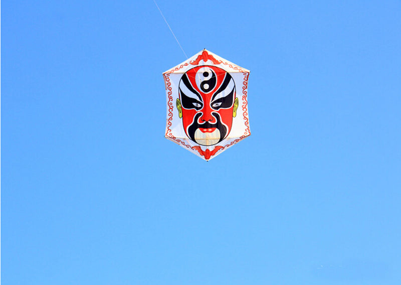 free shipping peking opera kite traditioal kites flying for adults kites parachute kites hexagonal kite better kites factory koi