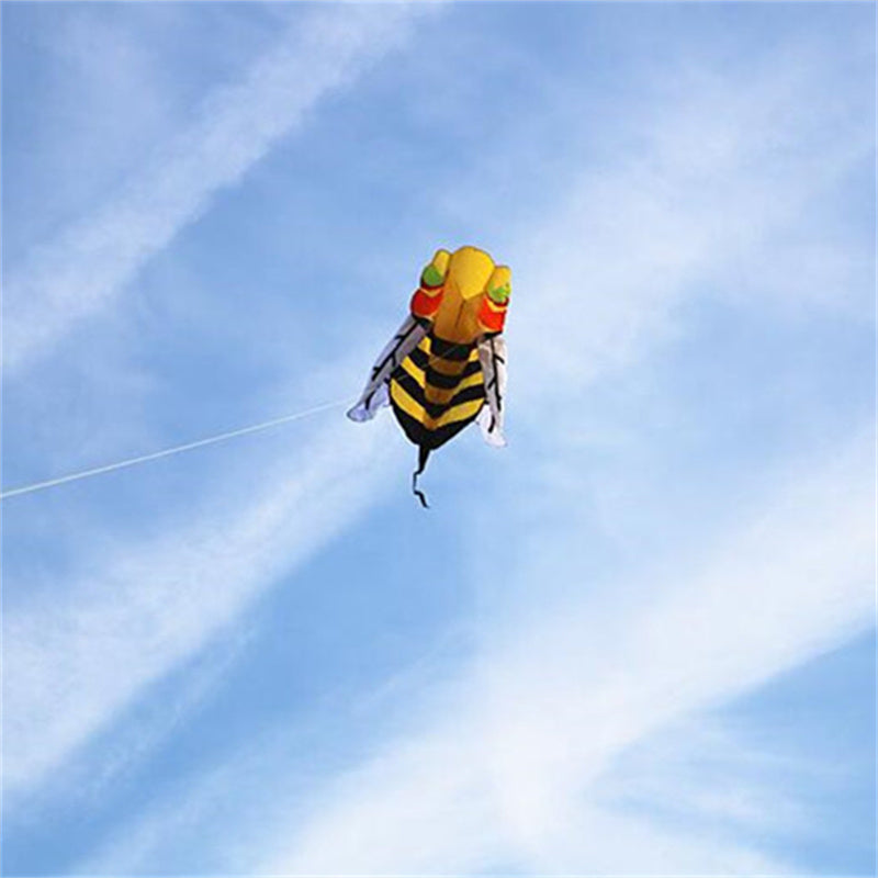 free shipping soft bee kite outdoor flying toy big kite weifang kite factory octopus kite for adults kite reel parachute arnes