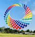 free shipping 15m ring kites flying outdoor professional winds kites rainbow kites dragon paragliding display kite factory ikite