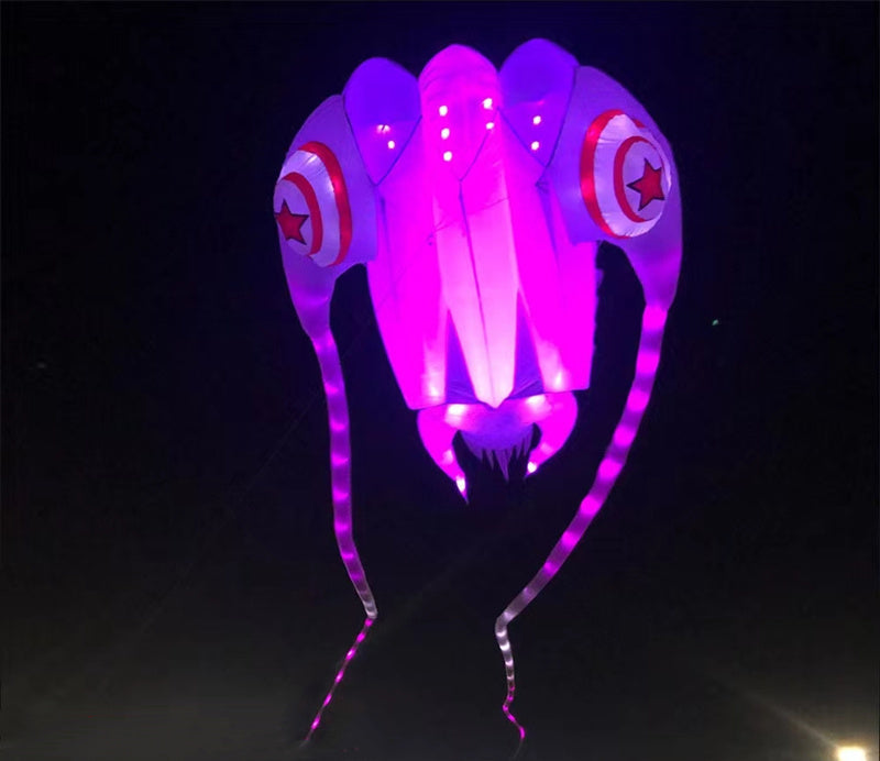 free shipping led trilobites kite for adults kite string line windsurfing papalote outdoor toys sport professional kite koi carp