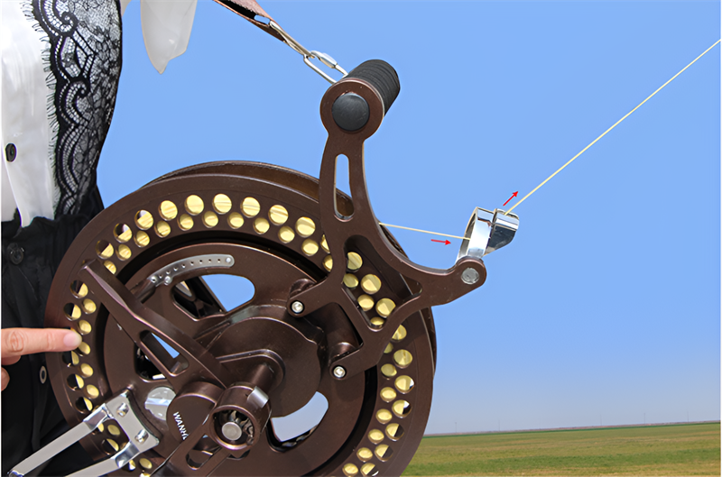 free shipping 27cm giant kite reel for adults kites wheel alloy anti-reverse speed change wire brake professional wind kites koi