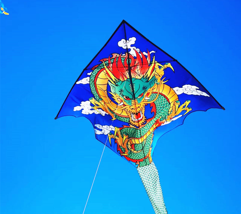 free shipping new kites dragon kite flying toys for children kites factory ikite parachute outdoor fun sports large air snakes