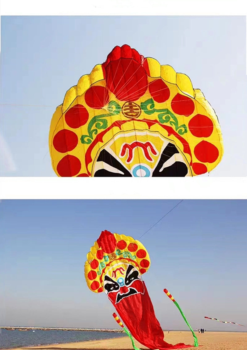Free Shipping 12m large kites Chinese traditiona flying inflatable kites outdoor games rebel winter in the sky kite connector
