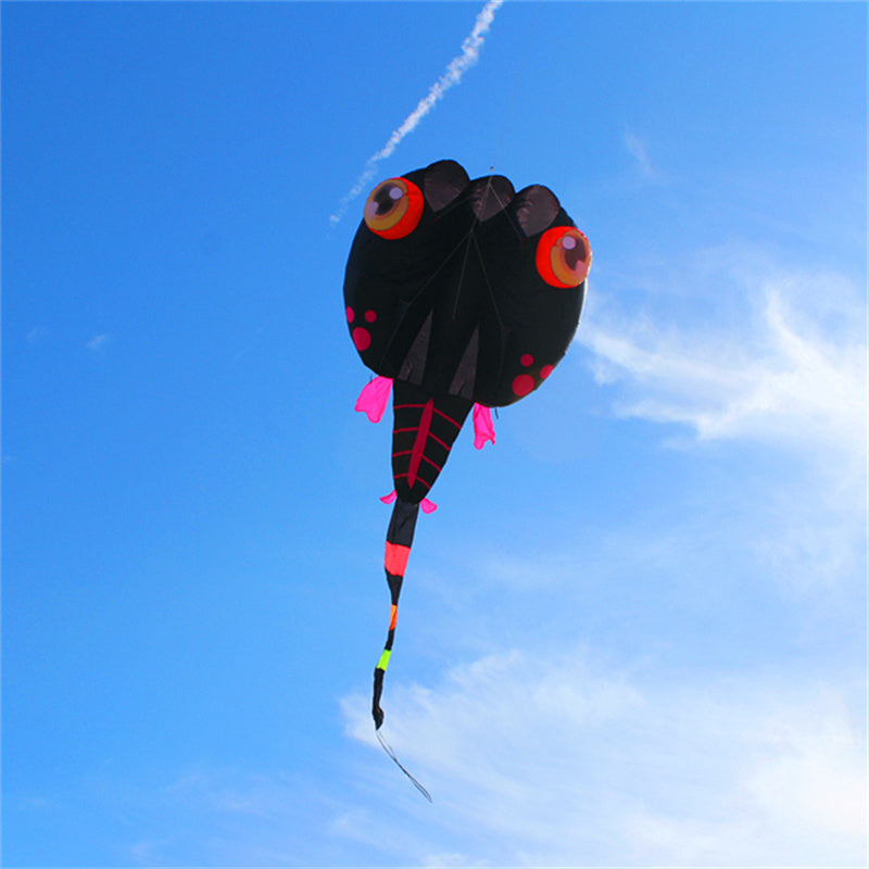 free shipping black tadpole kites flying soft kite nylon fabric kites for adults kite factory cerf volant outdoor fun toys ruota