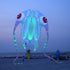 free shipping 20m led octopus kites flying trilobites kite for adults kite string line windsurfing led fish kites with battery