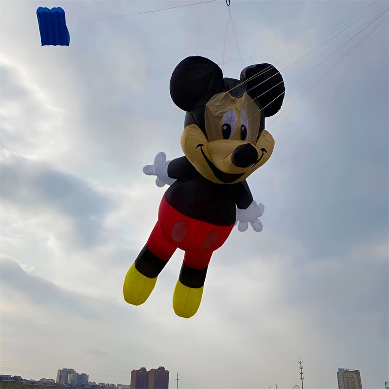 free shipping Soft Inflatable Mouse Kite Pendant High Quality Cartoon Animal Kite Line Laundry