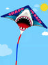 Free Shipping Shark kites flying toys for children kites outdoor sports kites line professional kite flying fish power kite Toys