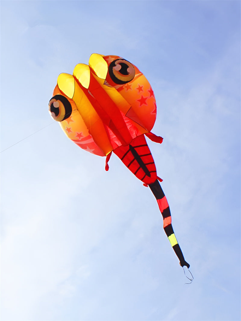 free shipping large tadpole kite for adults soft kites outdoor toys flying jellyfish trilobites kites factory parachute pointer