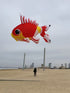 Free Shipping 5m large goldfish kites pendant inflatable alien kites factory papalotes koinobori cerf plane kite connector