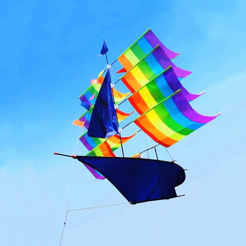 Free Shipping 3d kites flying for adults kites nylon Sailboat kites for sale bird kite snake parachute breeze fly with handle