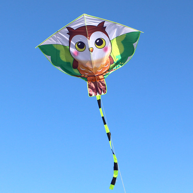 free shipping new children kites flying toys ripstop nylon fabric with handle line outdoor game toys cerf volant kids kite ikite