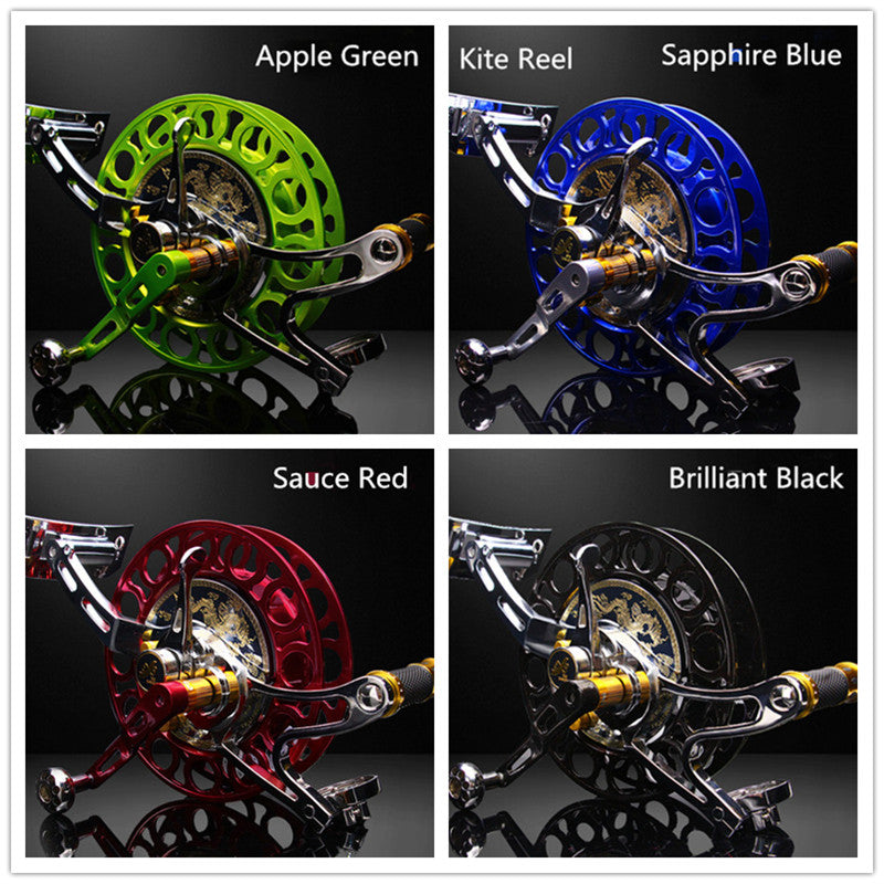 free shipping large professional kite reel for adult kites flying octopus kite string Three speed shift steel kite wheel dragon