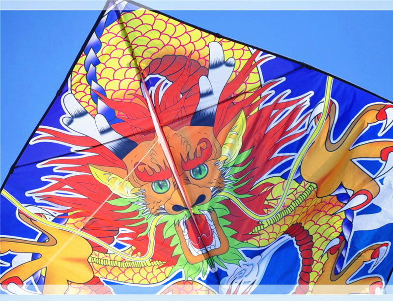 free shipping dragon kite outdoor children kite flying toys for kids nylon kite parachute weifang traditional kite factory pro