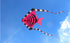 free shipping fish kite flying outdoor game toys for kids ripstop nylon kite fabric children kite for adults kite bird eagle fly