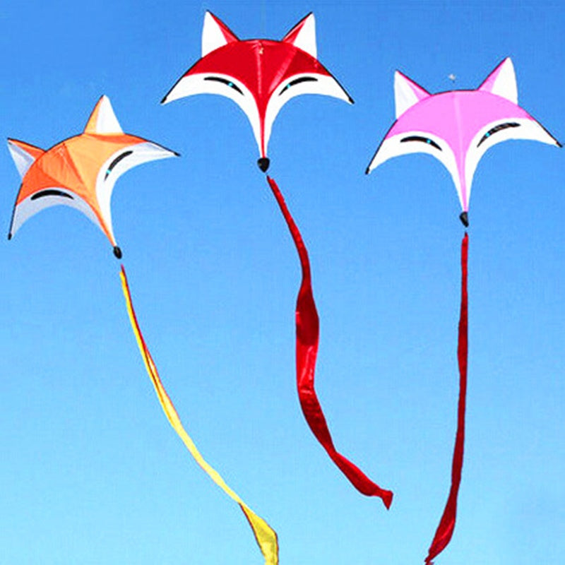 free shipping fox kite flying swallow kite toys nylon kites birds kites single line kite for children butterfly kite factory